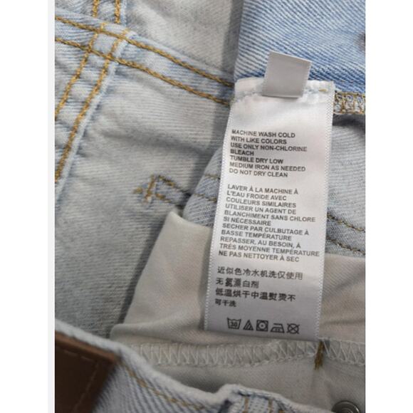 Urban Outfitters BDG Double Knee Jeans 29x28 Light Rinse Slant Pockets Skater - Picture 7 of 13